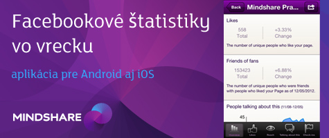 Mindshare aplikácia pre mobilné telefóny